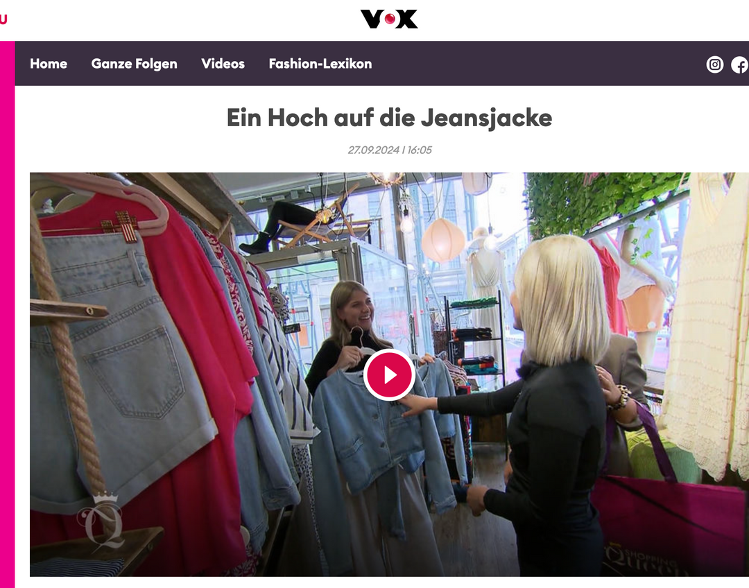 Shopping Queen in Karlsruhe mit dem Motto: It-Piece Jeansjacke