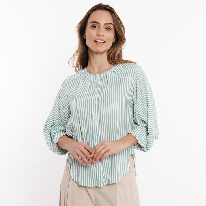 7/8-Arm-Bluse aus Viscose