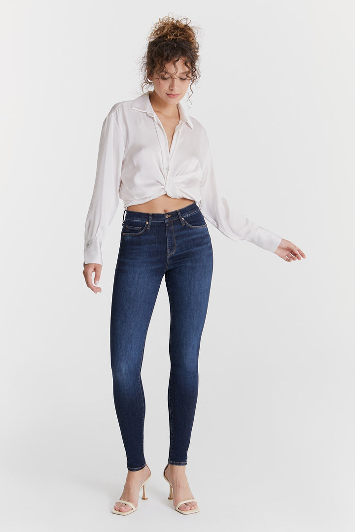 SOPHIA High Waist Super Skinny Jeans Deep Blue