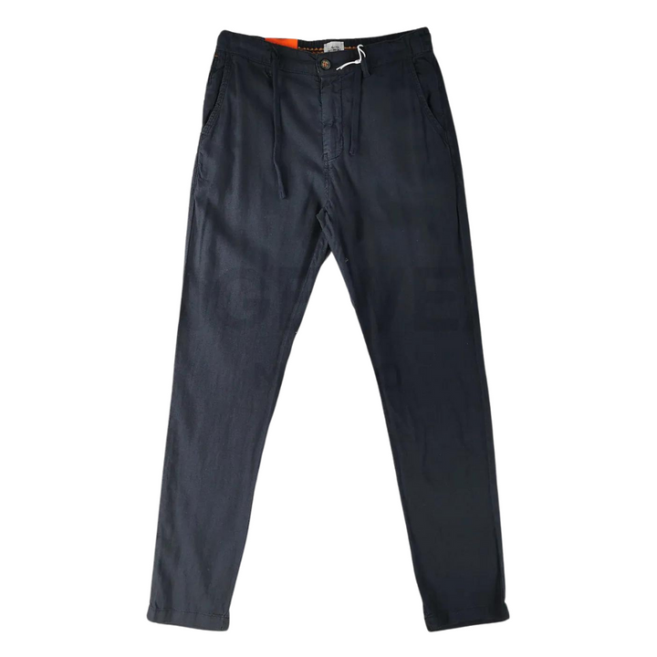 Straight-Fit Leinenhose mit Baumwollanteil