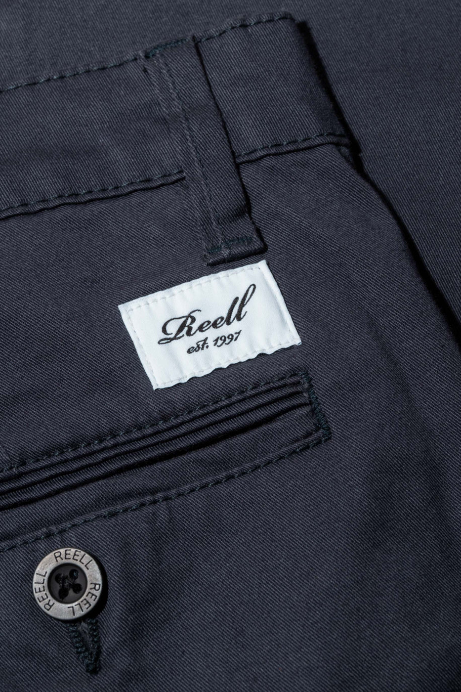 Flex Tapered Chino Hose - navy blau