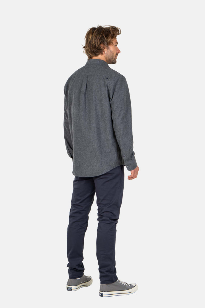 Flex Tapered Chino Hose - navy blau