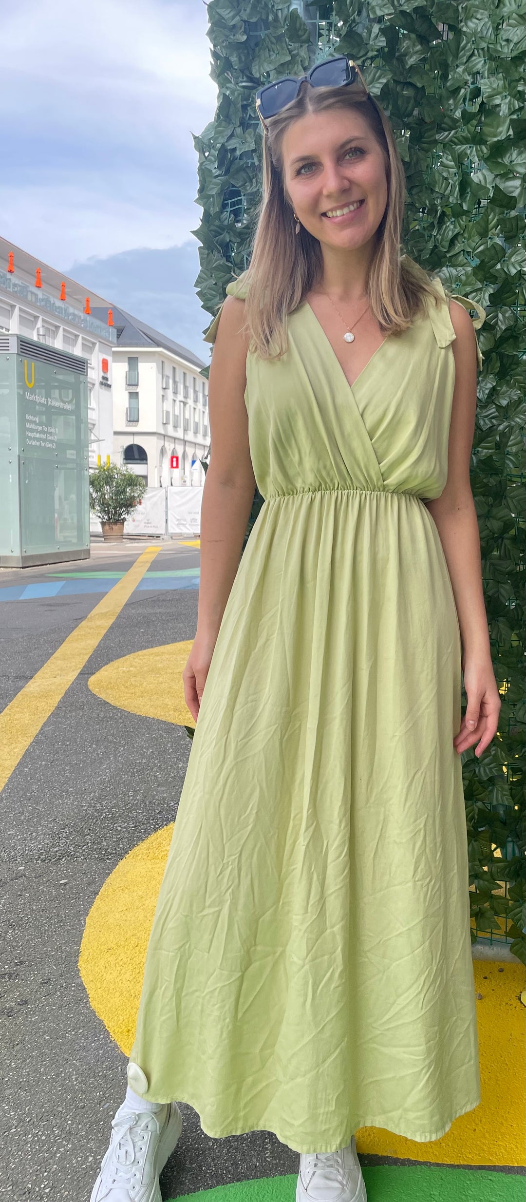 Robe longue en lyocell/tencel