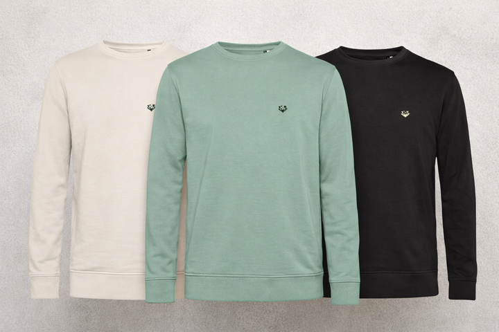 KA UNiKAT Limited Unisex Inspire Crew Neck aus Bio-Baumwolle in verschiedenen Farben