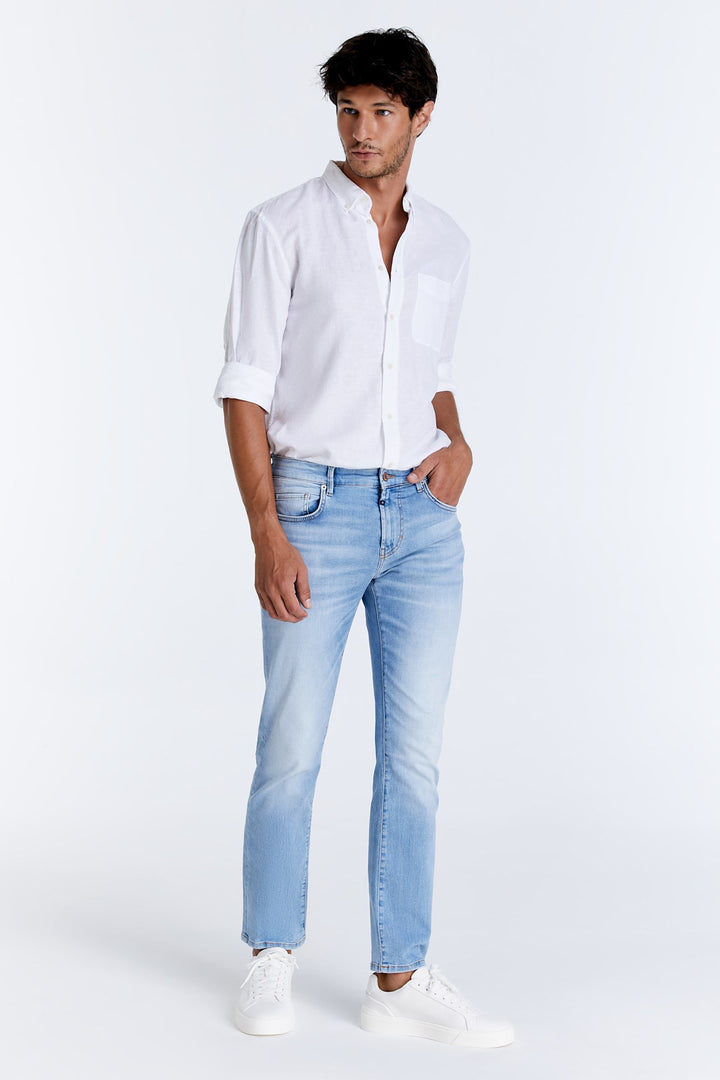 LANCE Straight Wellflex 5 Pocket Jeans