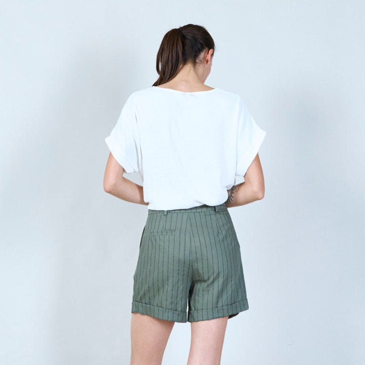 Shorts aus Leinen & Viscose