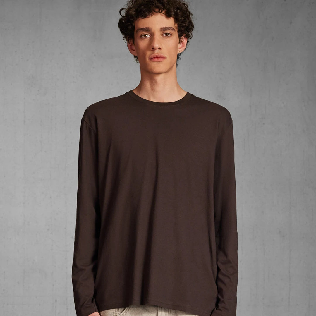 Long Sleeve T-Shirt aus Baumwolle - in vielen Farben