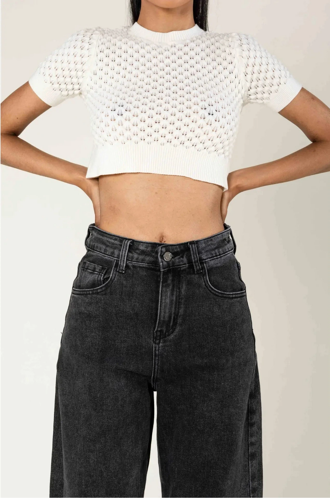 Barrel Balloon Jeans - dunkelgrau