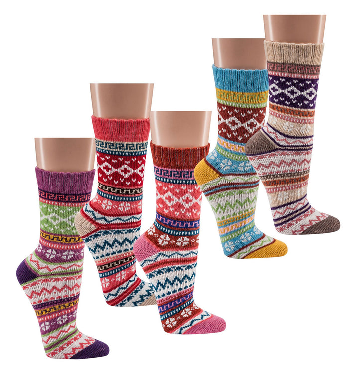Norweger-Söckchen Damen – Weiche Baumwolle