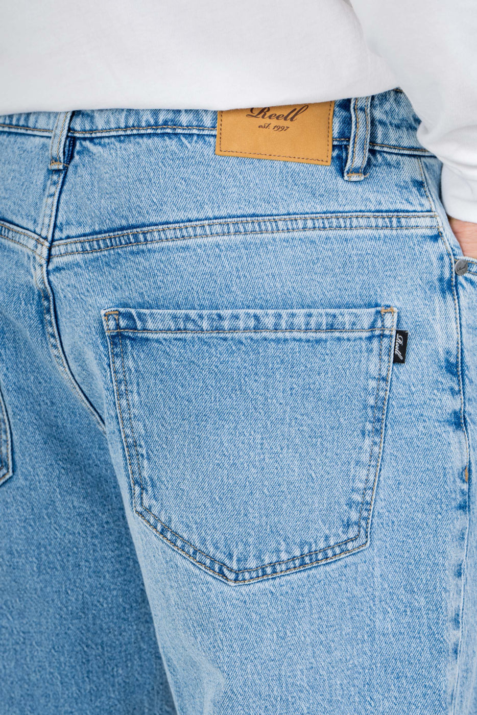 RAVE Regular Straight Tapered Fit Jeans - Classic Light Blue