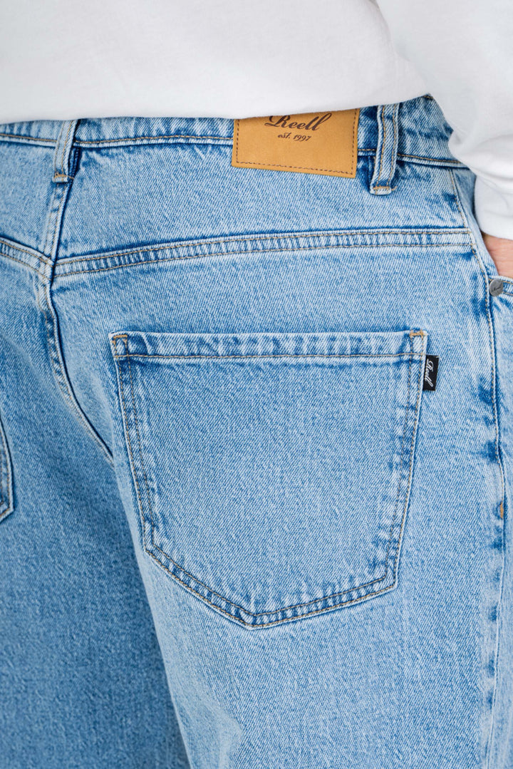 RAVE Regular Straight Tapered Fit Jeans - Classic Light Blue