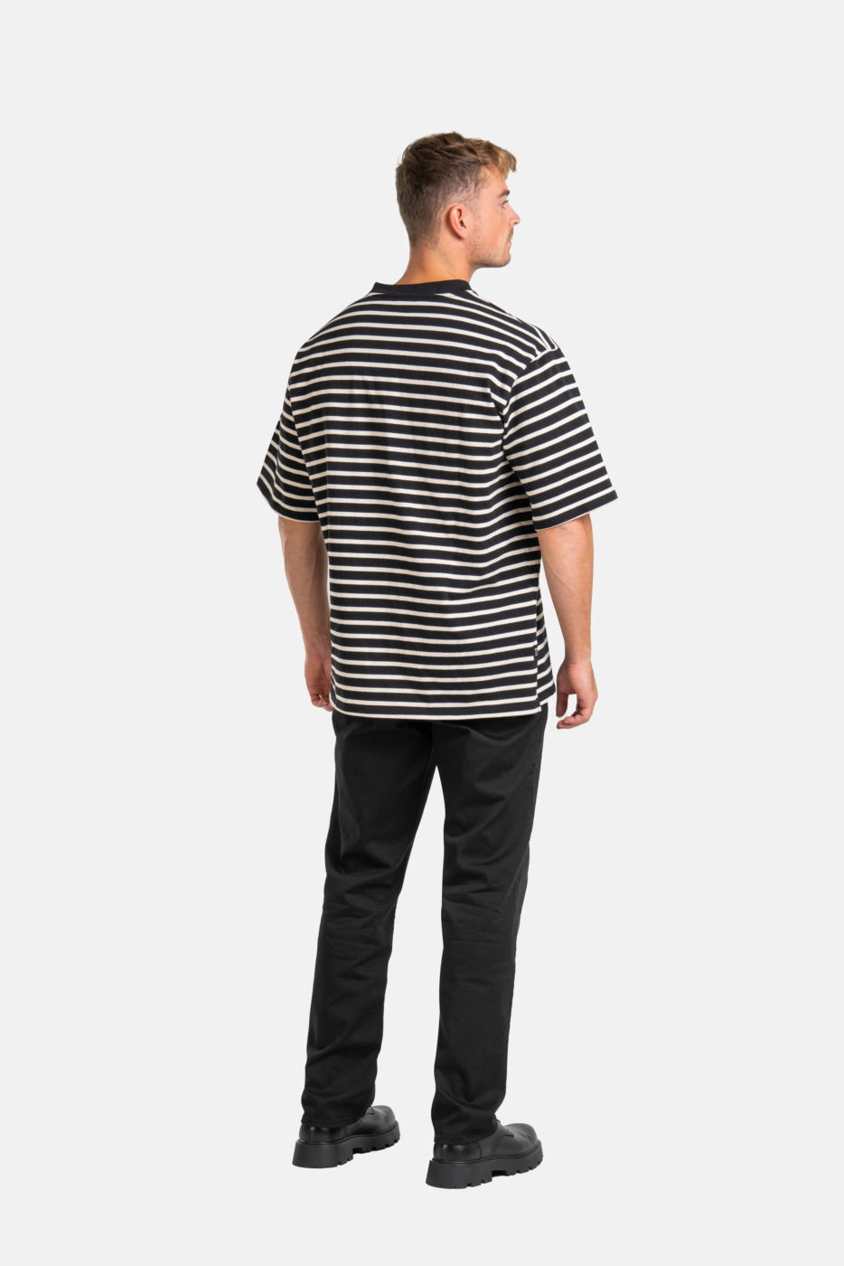 Regular Flex Chinohose - black