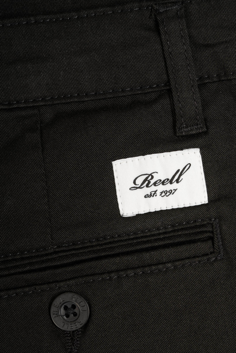 Regular Flex Chinohose - black