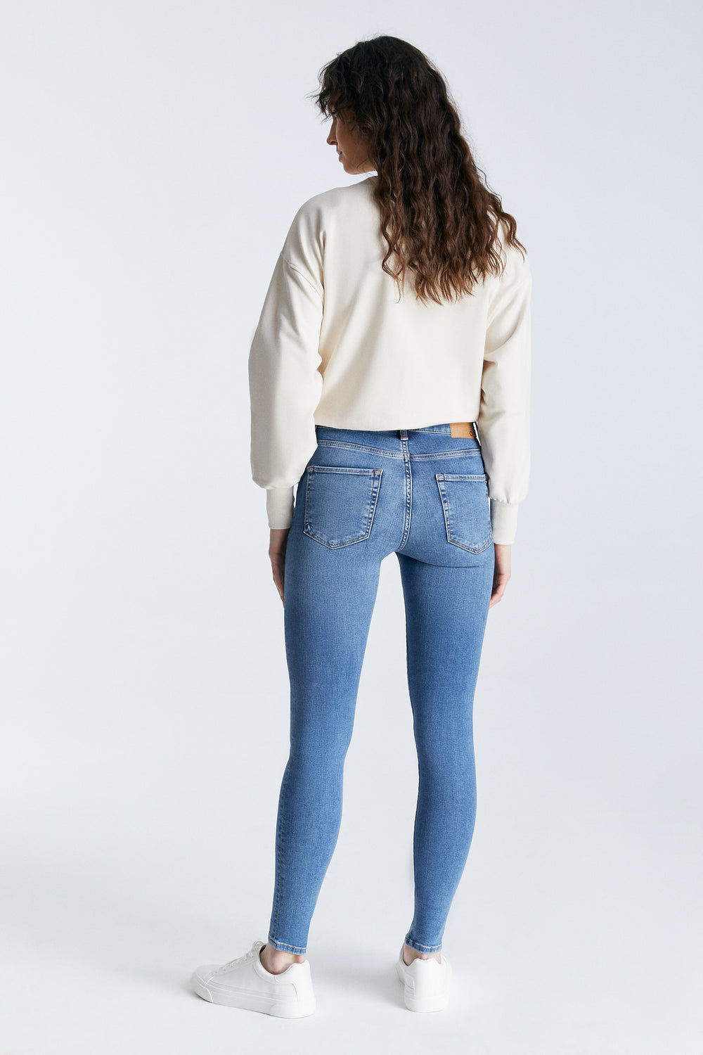 SOPHIA High Waist Super Skinny Jeans Blue VT