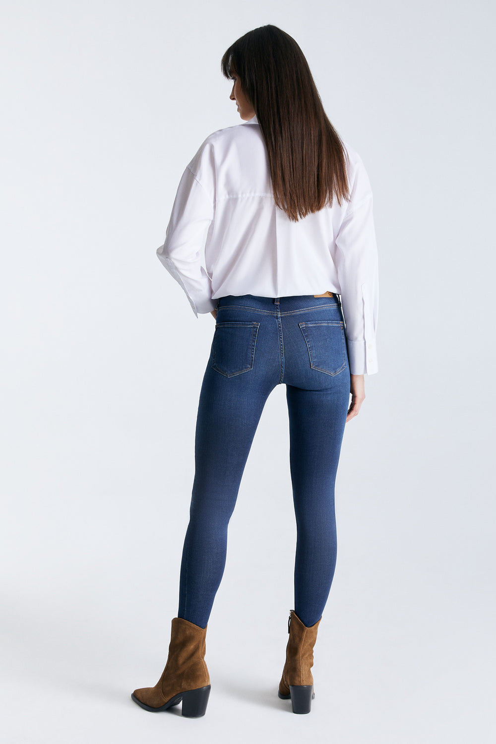 SOPHIA High Waist Super Skinny Jeans dark VT blue