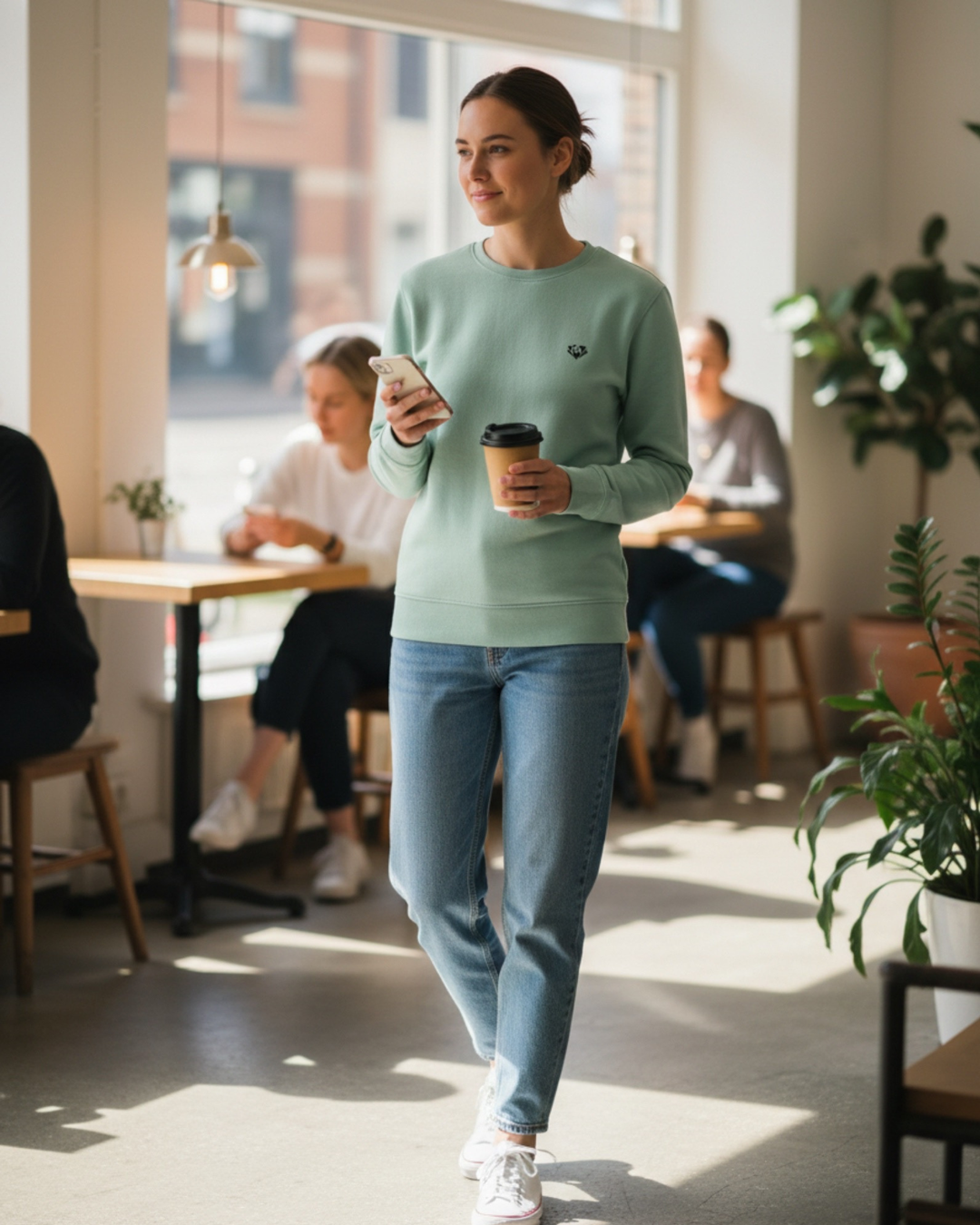 KA UNiKAT Limited Unisex Inspire Crew Neck aus Bio-Baumwolle in verschiedenen Farben