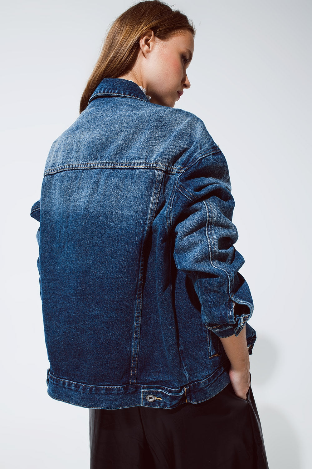 Oversized-Jeansjacke