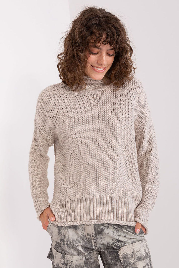 Oversized Rollkragen Pullover