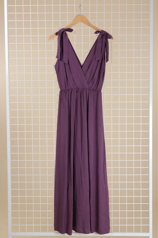 Robe longue en lyocell/tencel