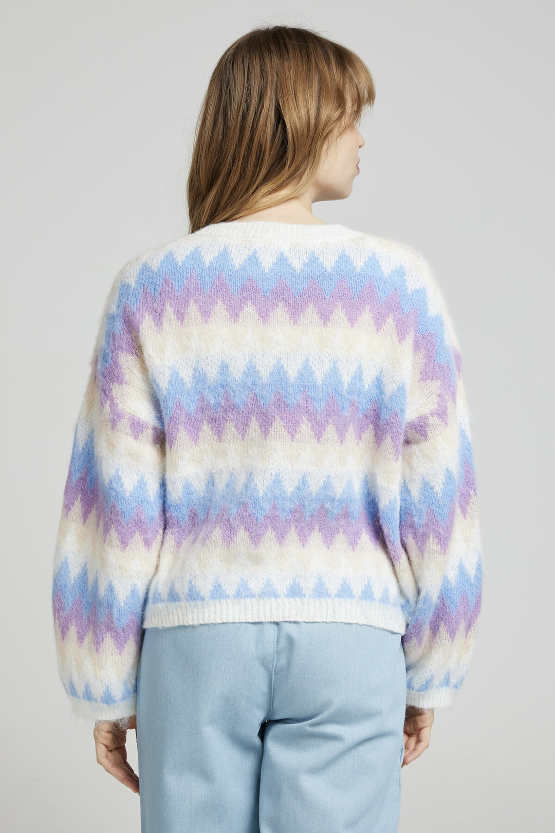VESPERIA - Bunter Mohairpullover