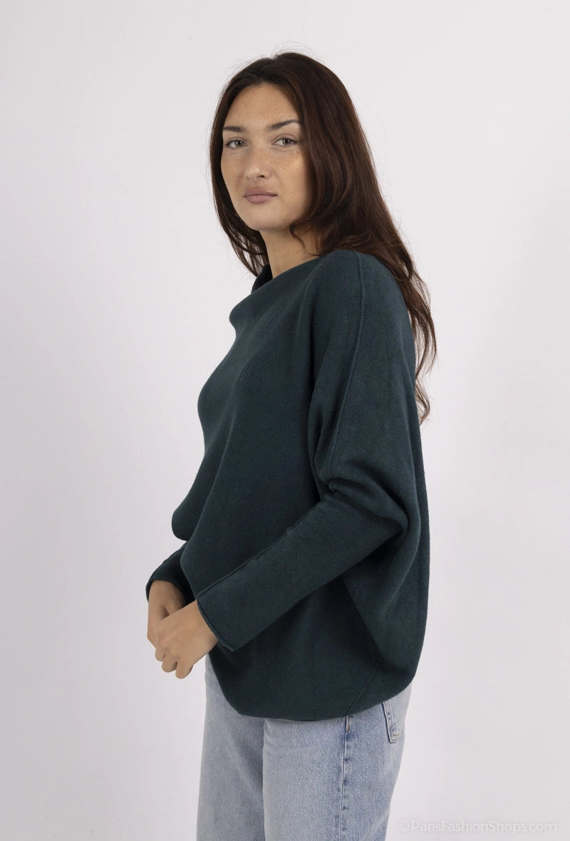 asymmetrischer Pullover