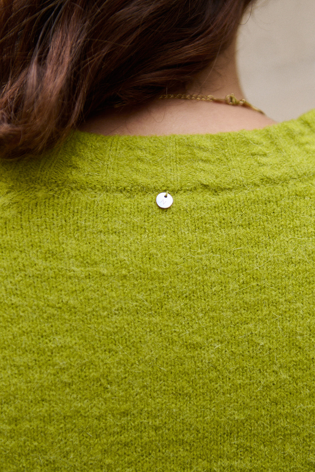 Crop-Pullover aus Alpaka und Wolle