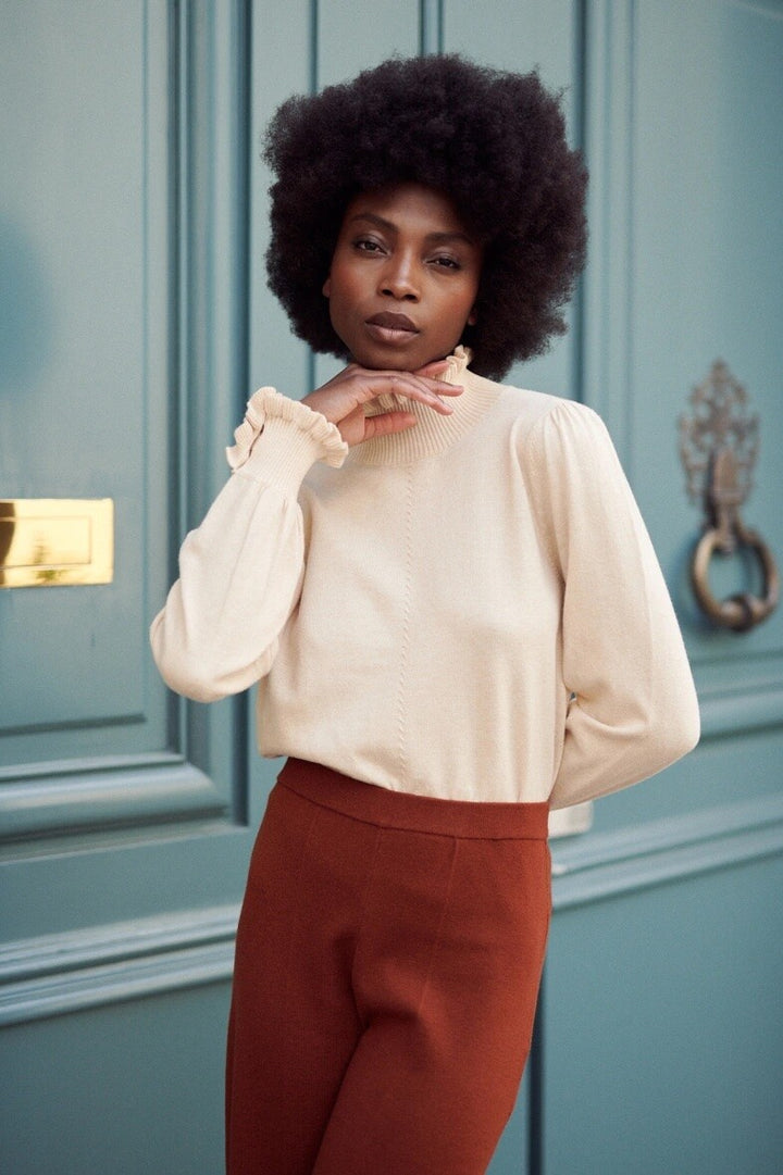 Pullover mit Stehkragen