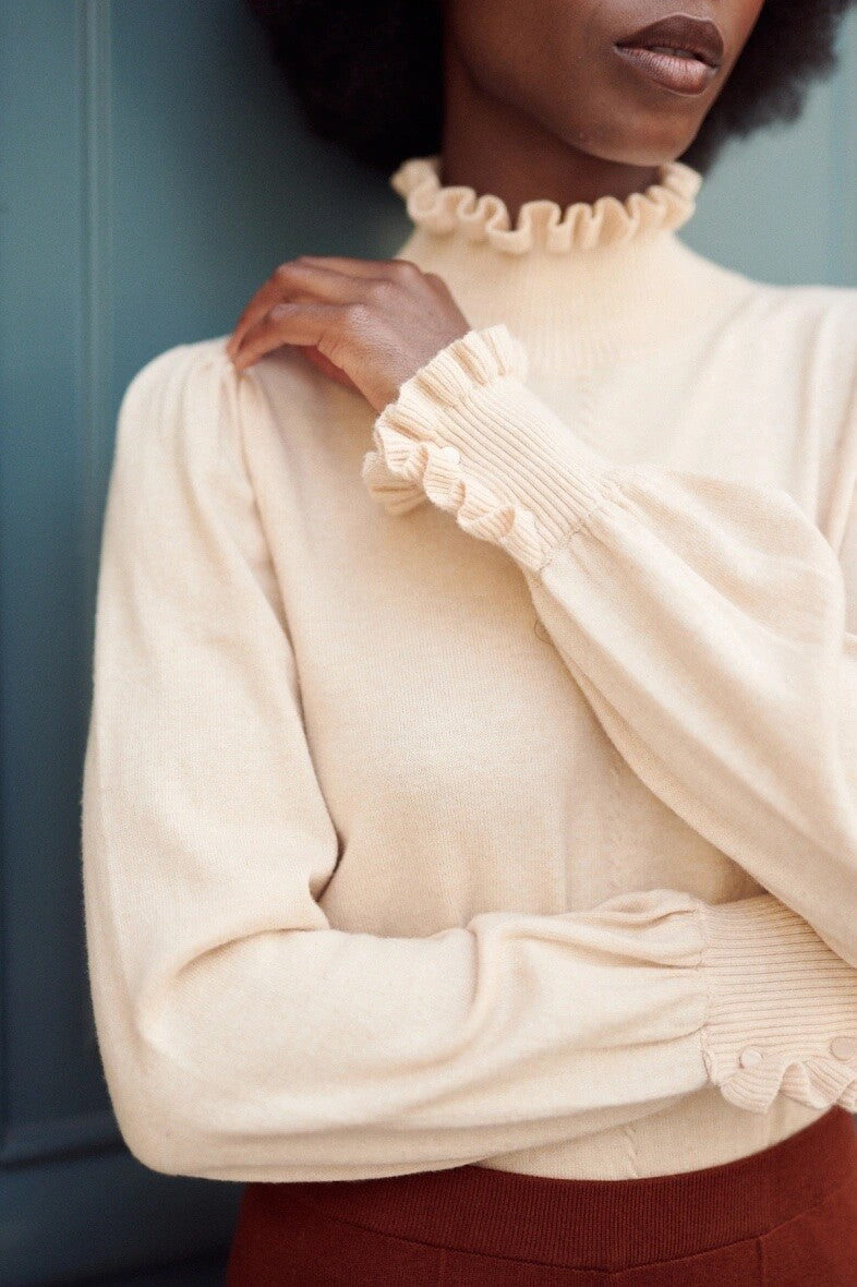 Pullover mit Stehkragen