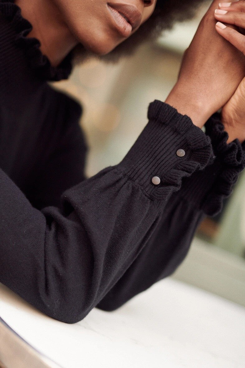 Pullover mit Stehkragen