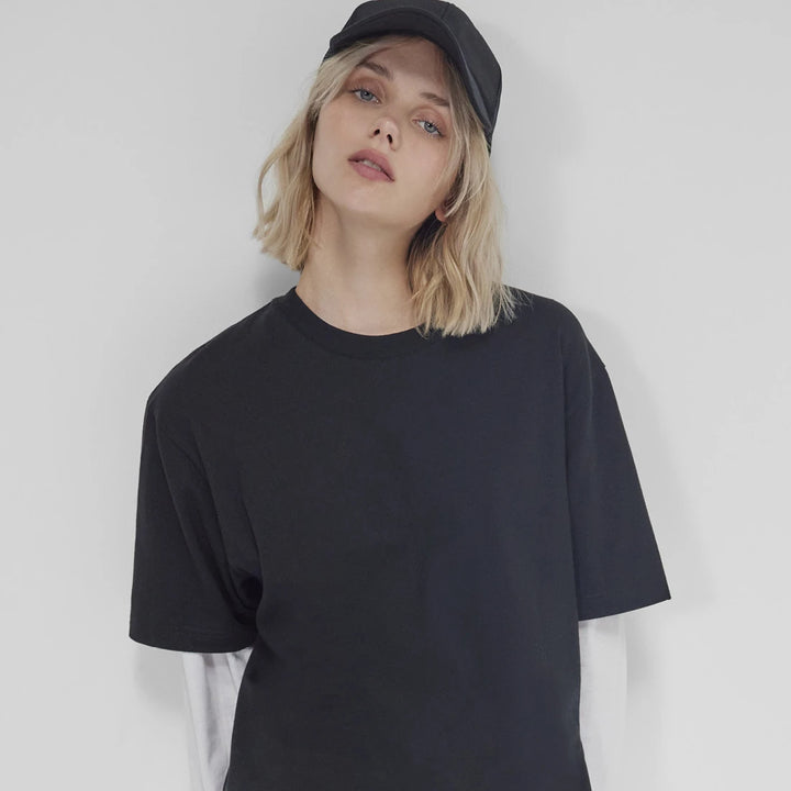 UNISEX Oversized T-Shirt - off white/off black/beige