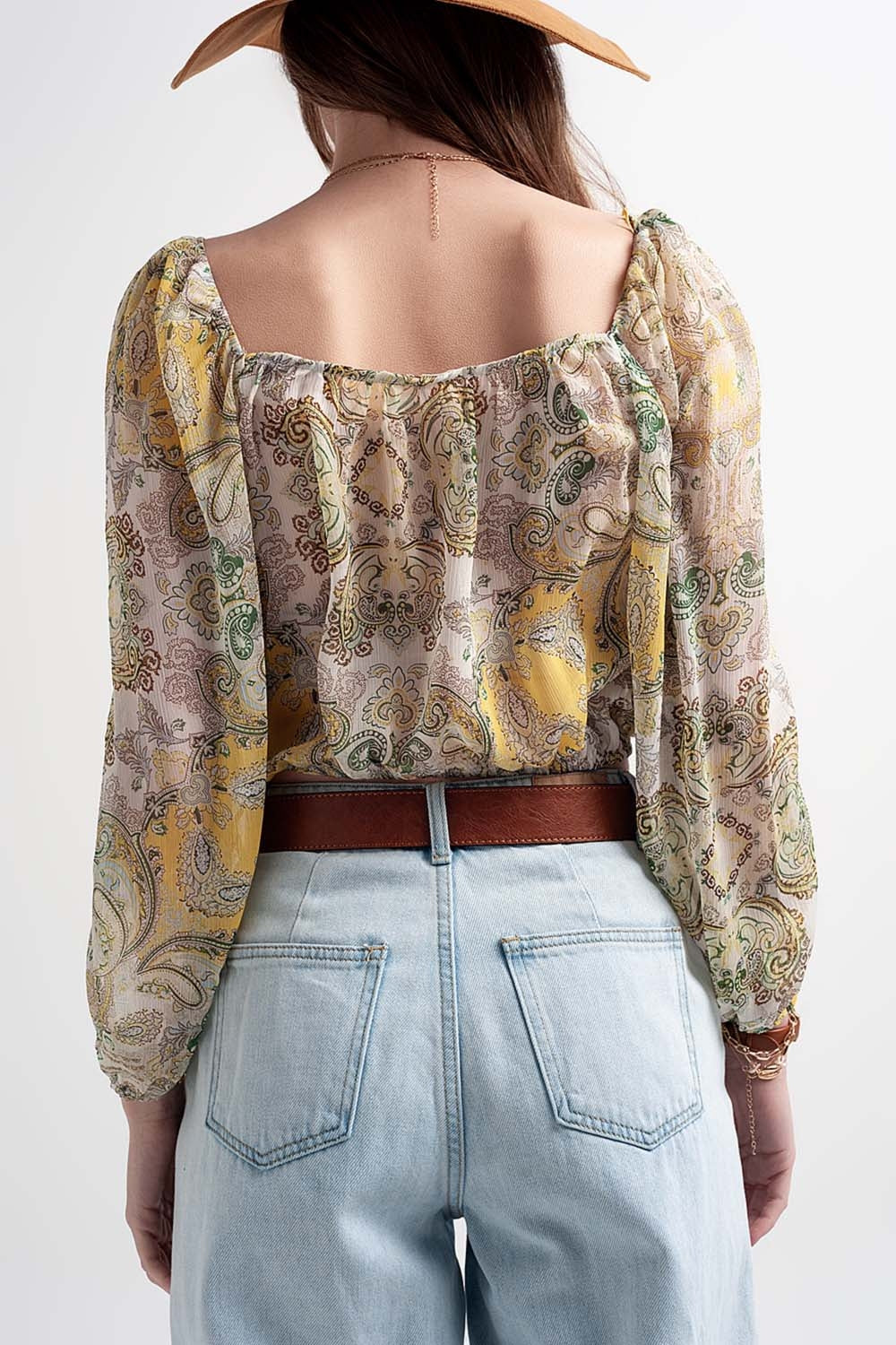 Crop-Top im Boho-Style