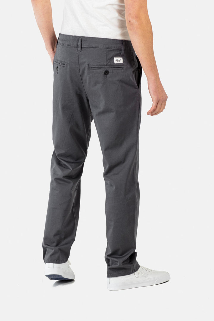 Regular Flex Chino Hose, dunkelgrau