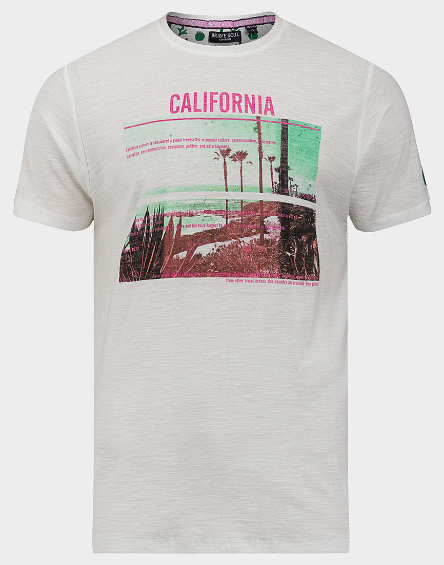 Tee-shirt paysage californien 