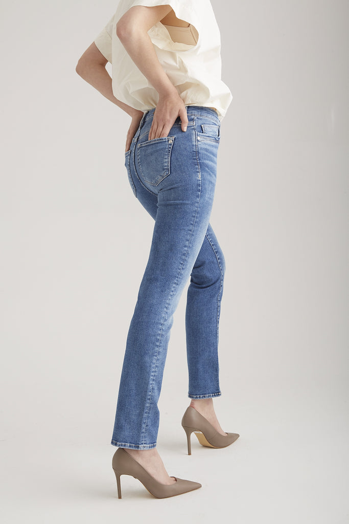 Straight Leg Jeans für Damen COJ Hannah medium blue ❤ UNiKAT Store