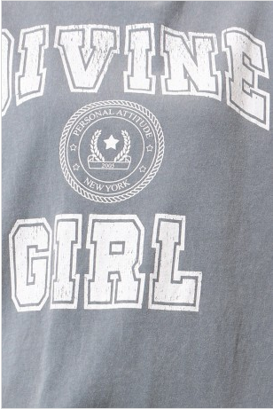 T-shirt femme imprimé Divine Girl